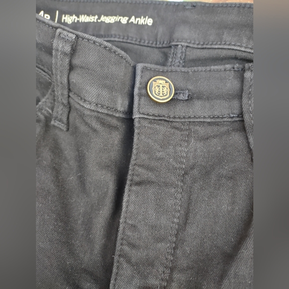 Talbots Flawless High Waist Jegging Ankle Ladies sz 4p black Denim Jeans - Picture 5 of 8